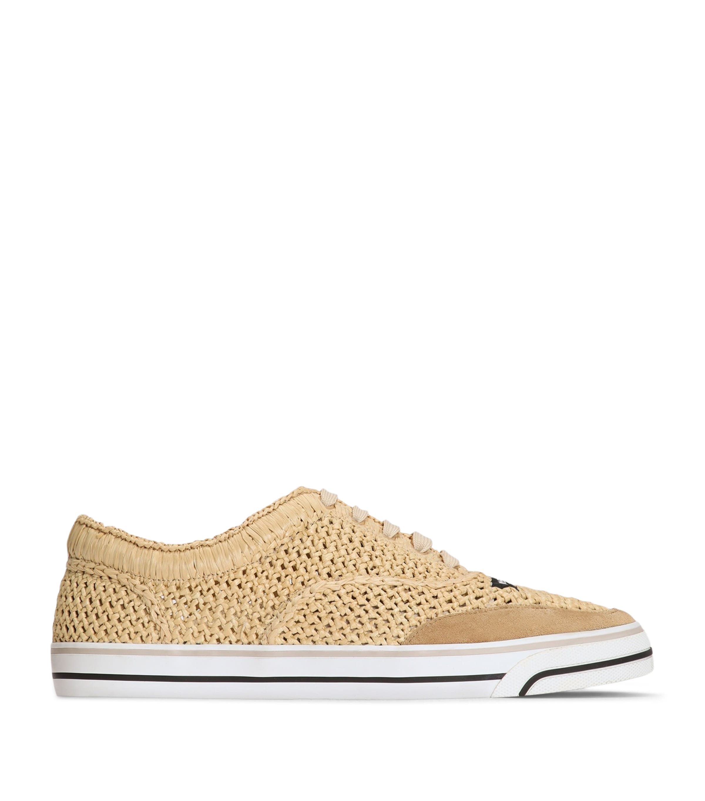 Dolce&Gabbana Raffia Sailing Sneakers Crema/naturale