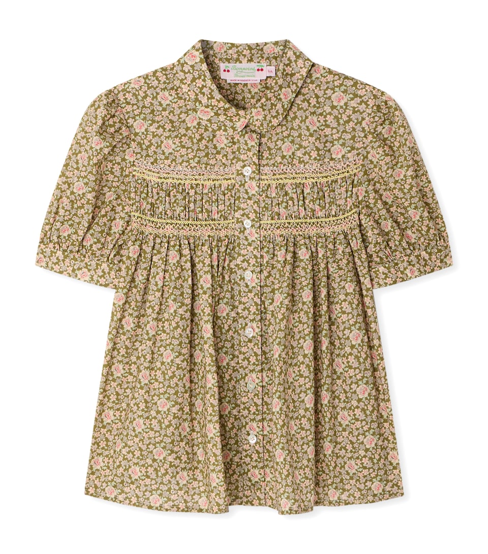 Organic Cotton Floral Laurence Blouse (10-14 Years)