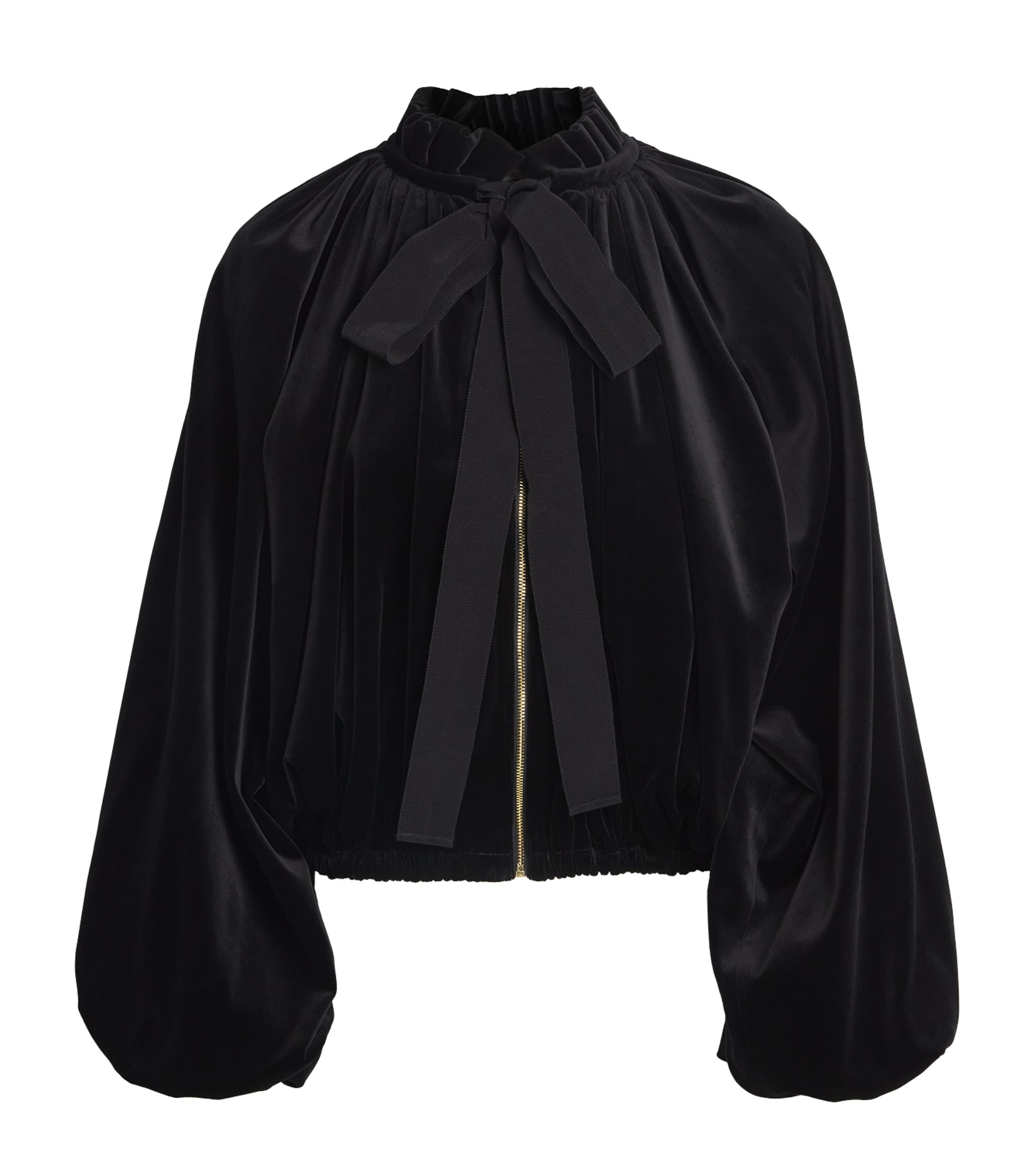 Velvet Blouson Jacket
