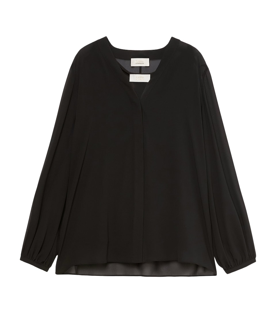 Marina Rinaldi Womens Top and Blouse Set Black