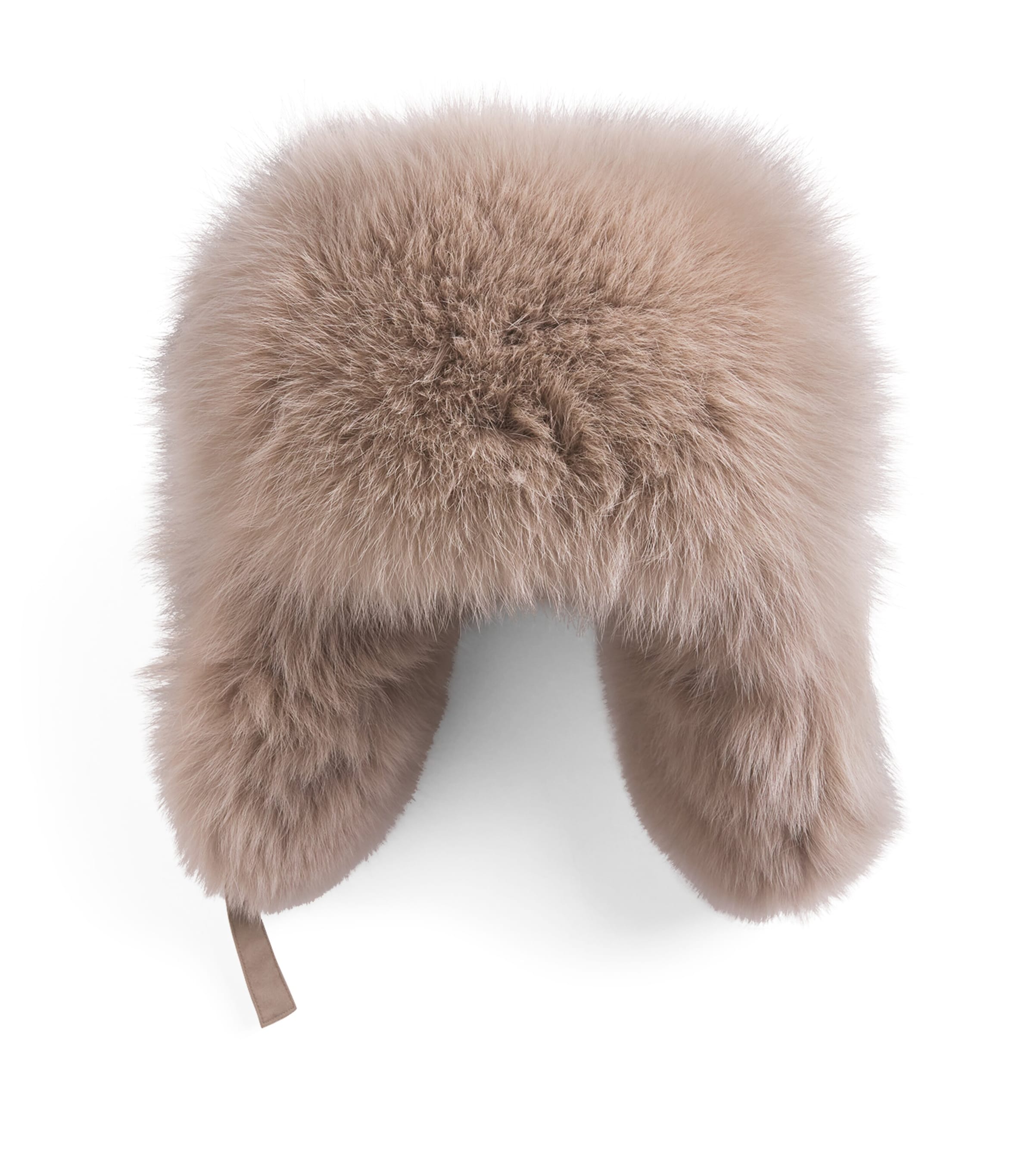 Yves Salomon Down Fur-Trim Chapka Hat