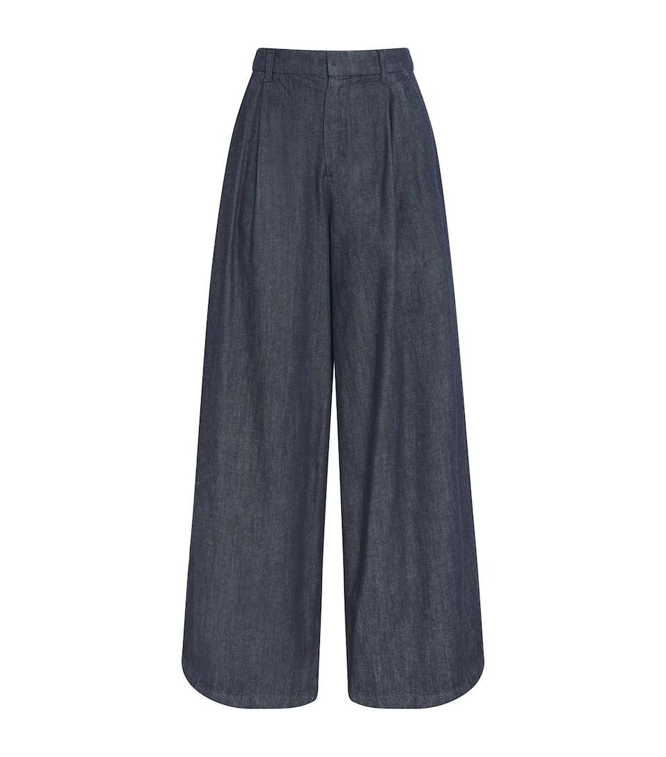 Washed Wide-Leg Luis Jeans