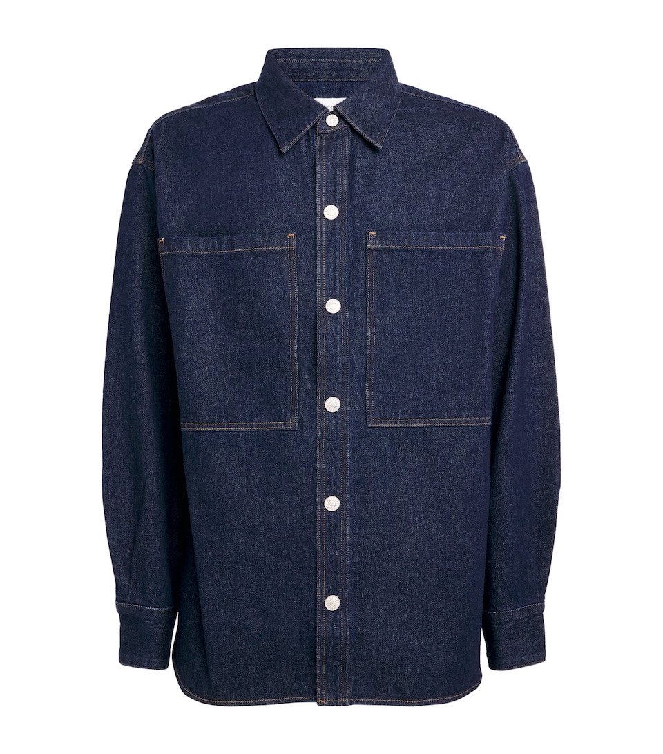 Regenerative Denim Overshirt