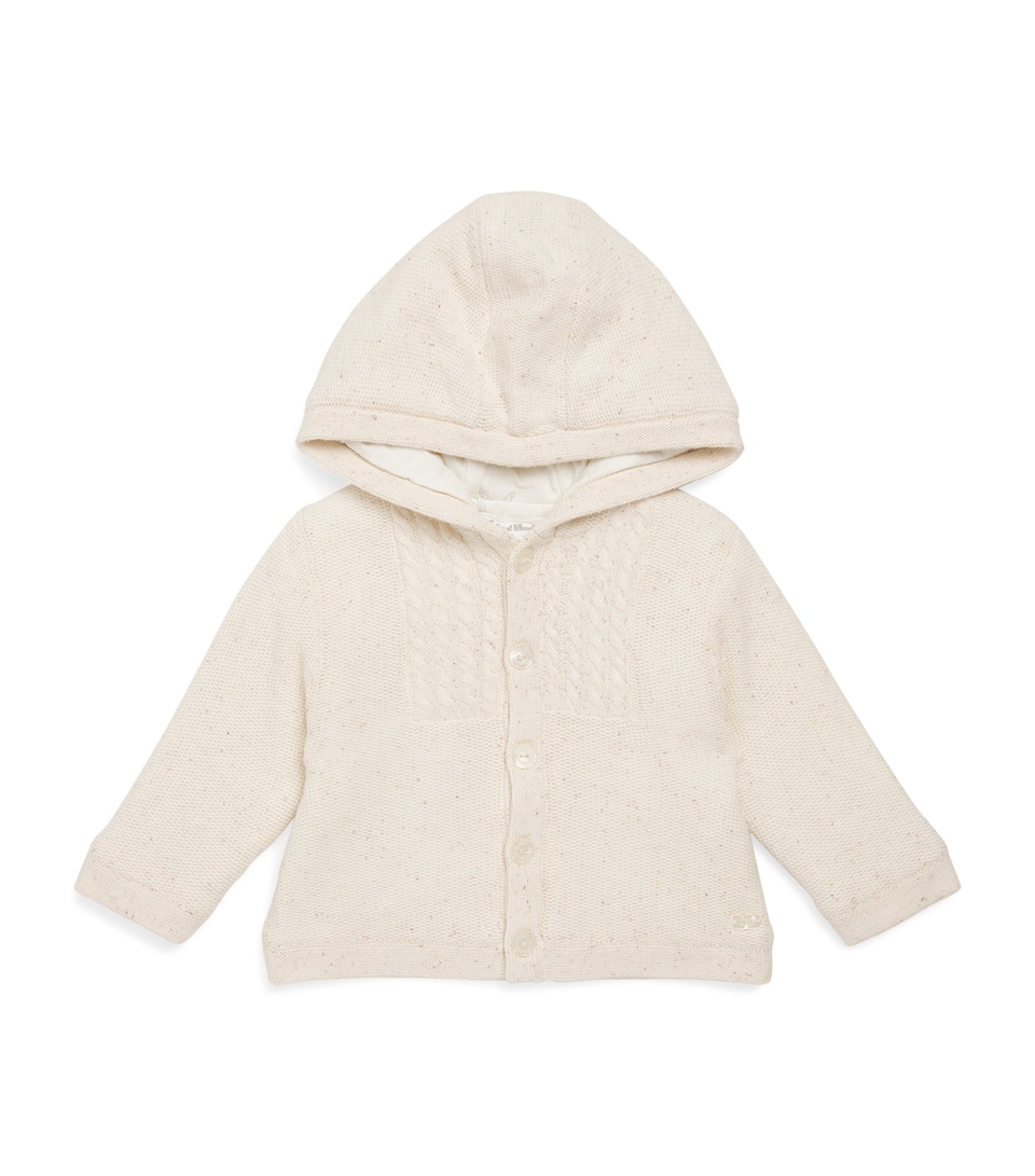 Cotton-Blend Knitted Coat (0-24 Months)