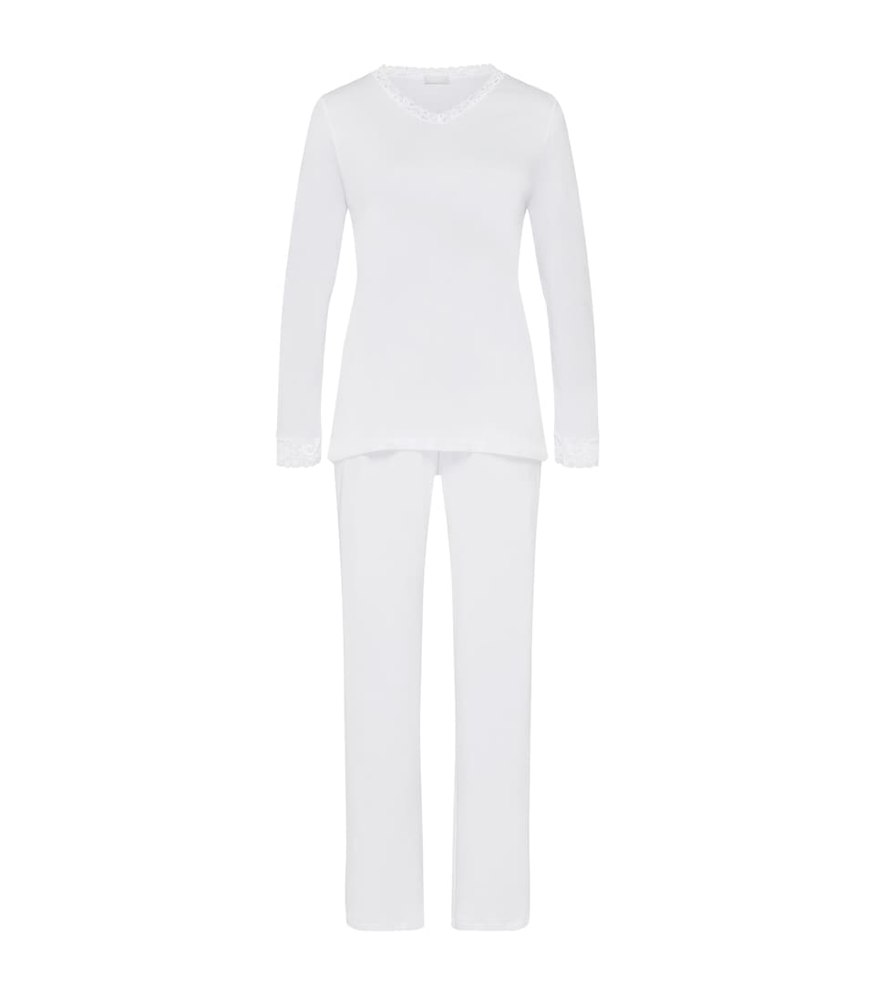 Hanro Womens Cotton Moments Pyjama Set