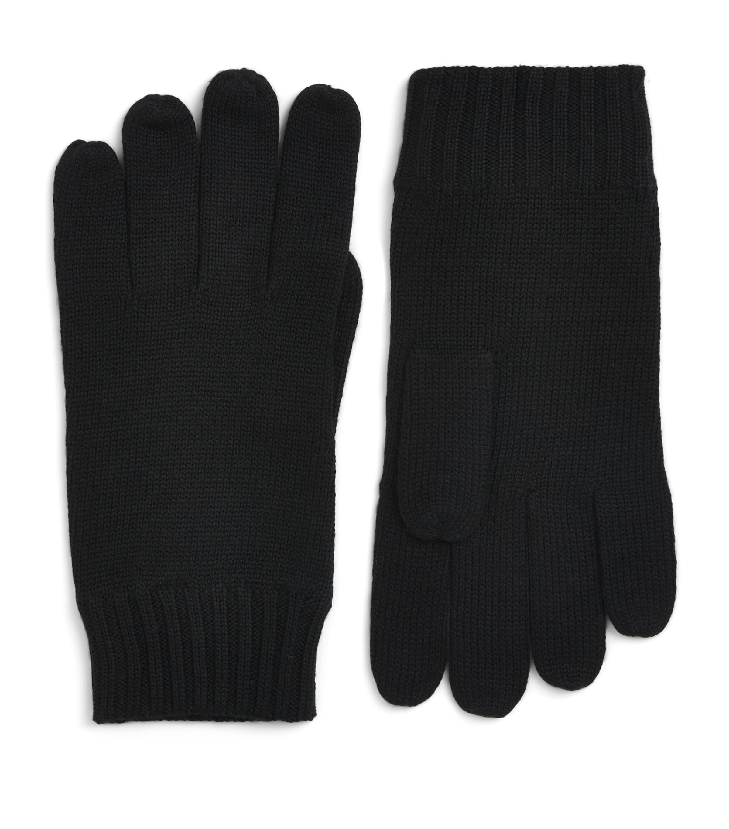 Polo Ralph Lauren Wool Polo Pony Gloves Polo Black