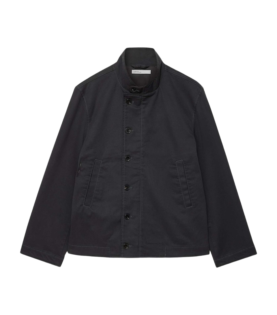 AllSaints Mens Enfield Bomber Jacket Washed Black