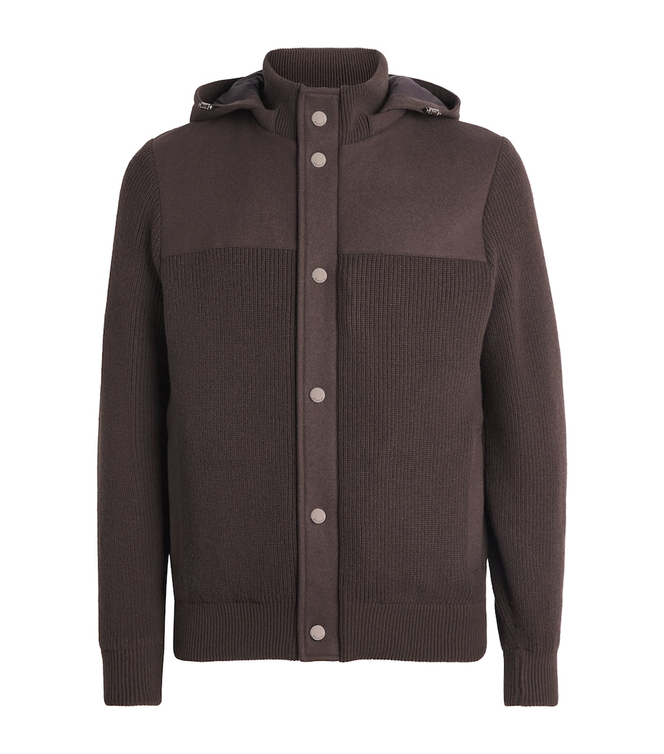 Fioroni Cashmere Mens Virgin Wool Down Jacket