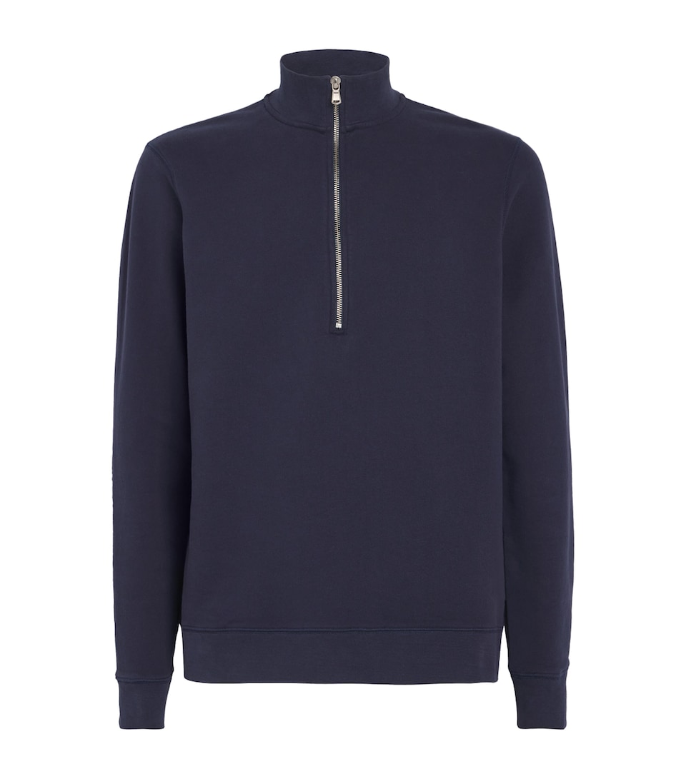 Cotton Half-Zip Sweatshirt