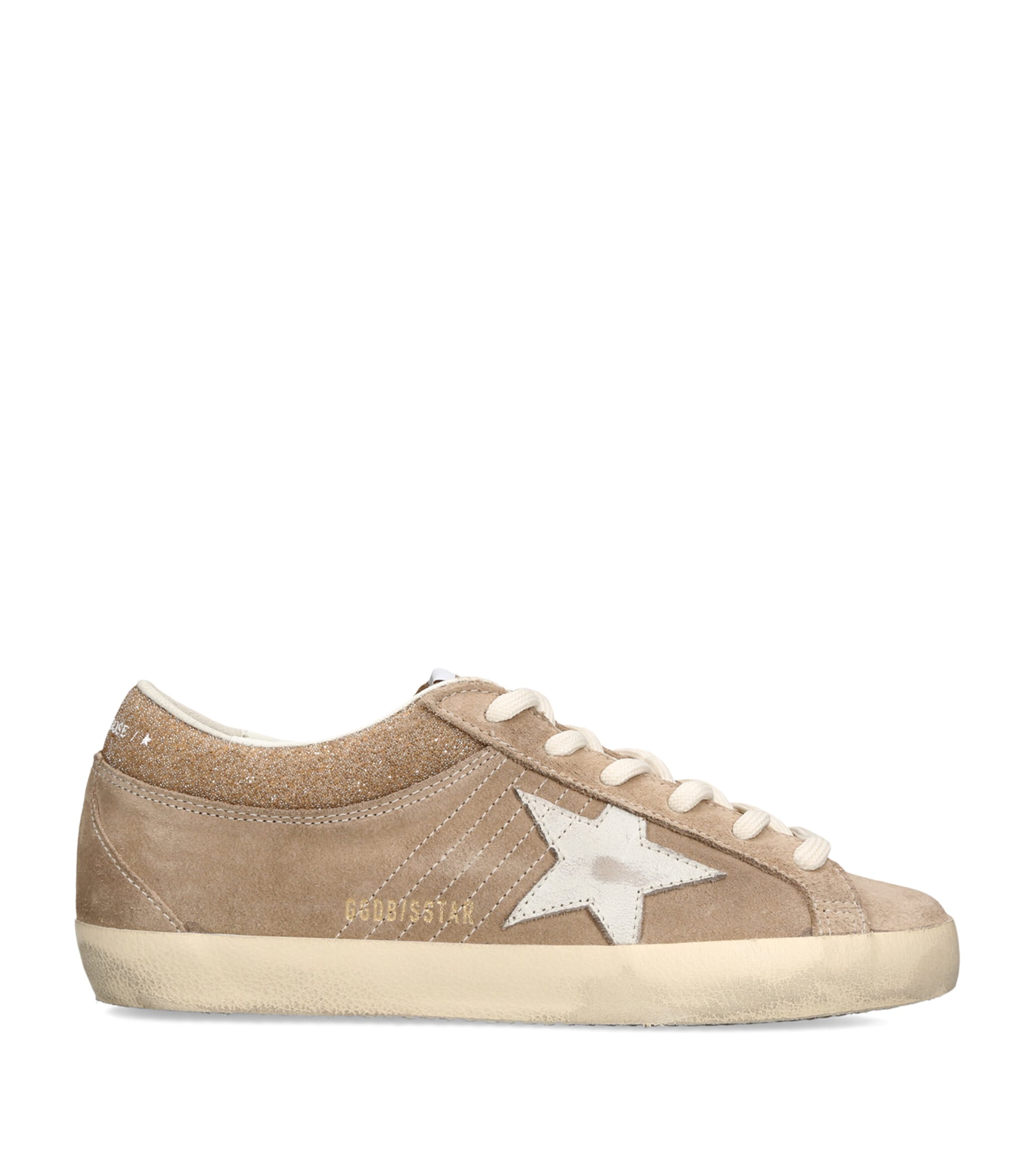 Golden Goose Suede Super-Star Sneakers Beige Oth