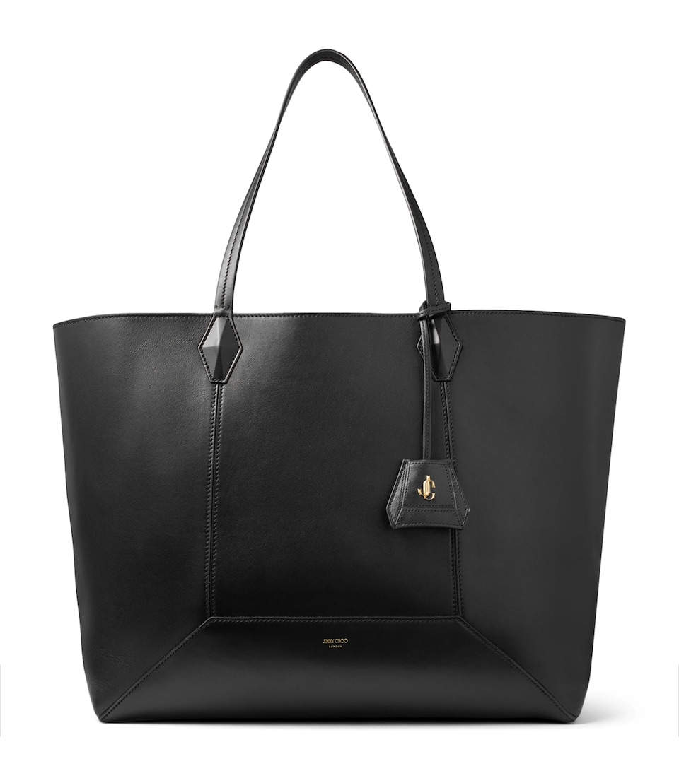 Diamond Large Leather Tote Bag