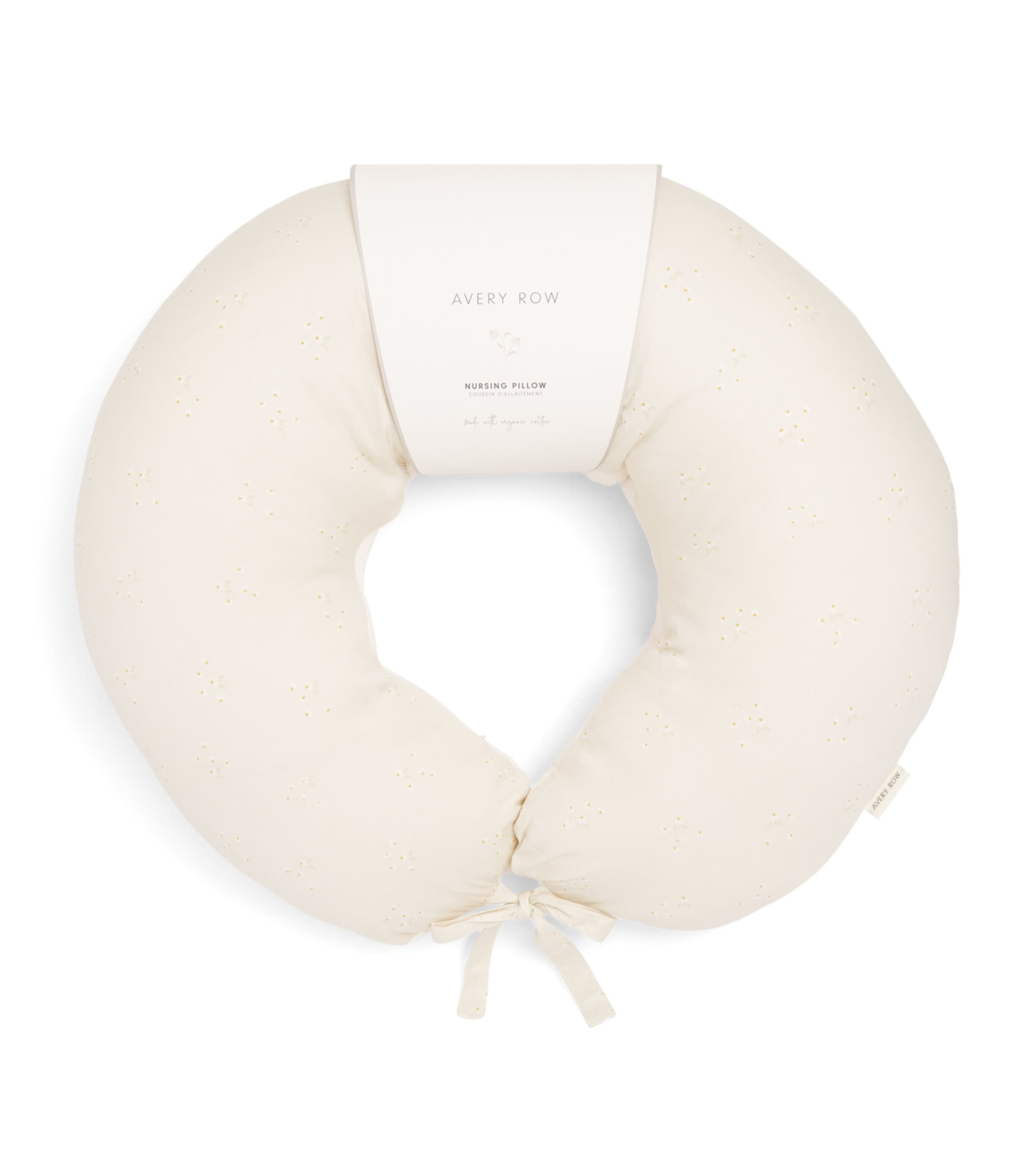 Avery Row Organic Cotton Nursing Pillow Wild Chamomile