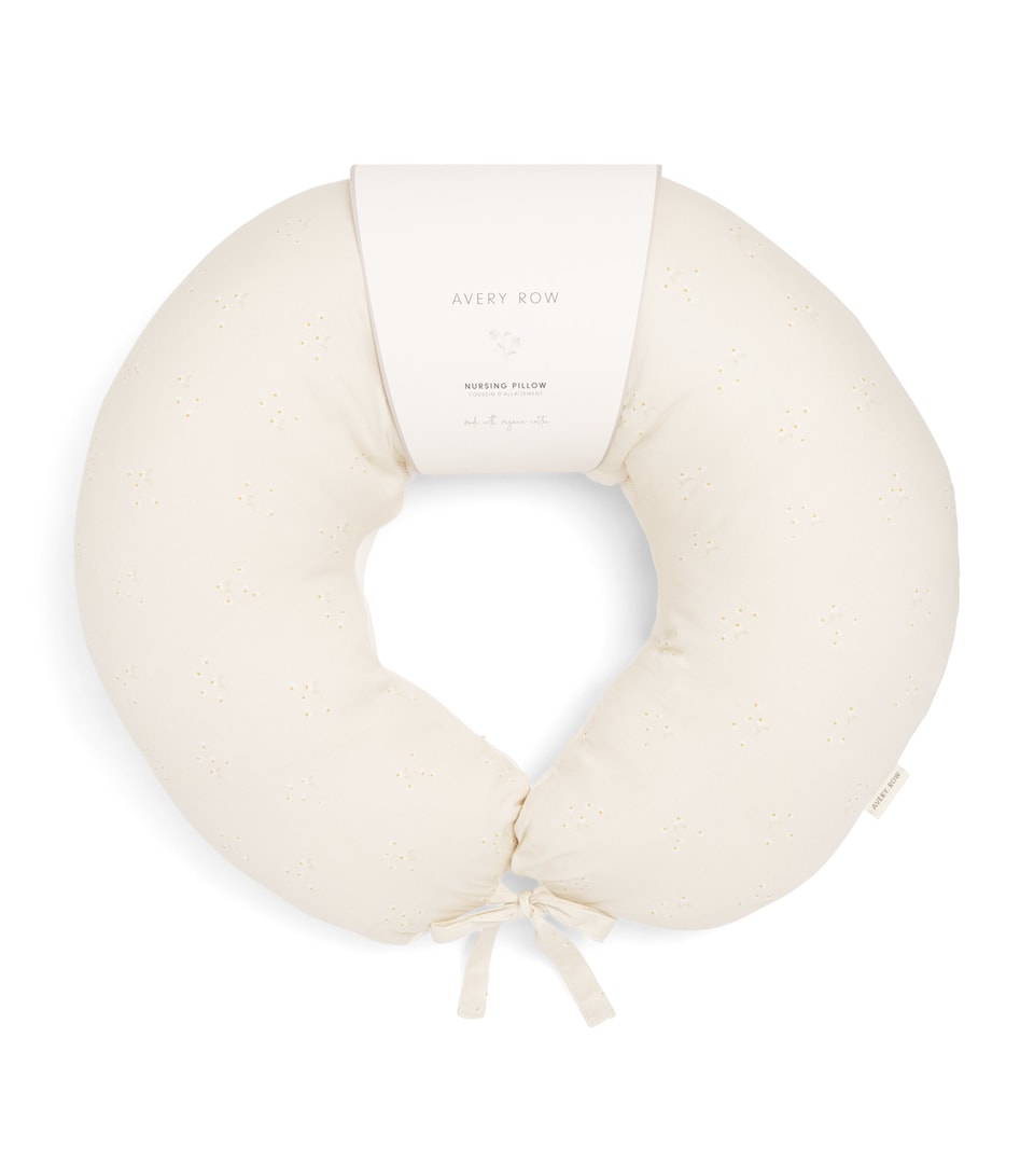 Avery Row Organic Cotton Nursing Pillow Wild Chamomile
