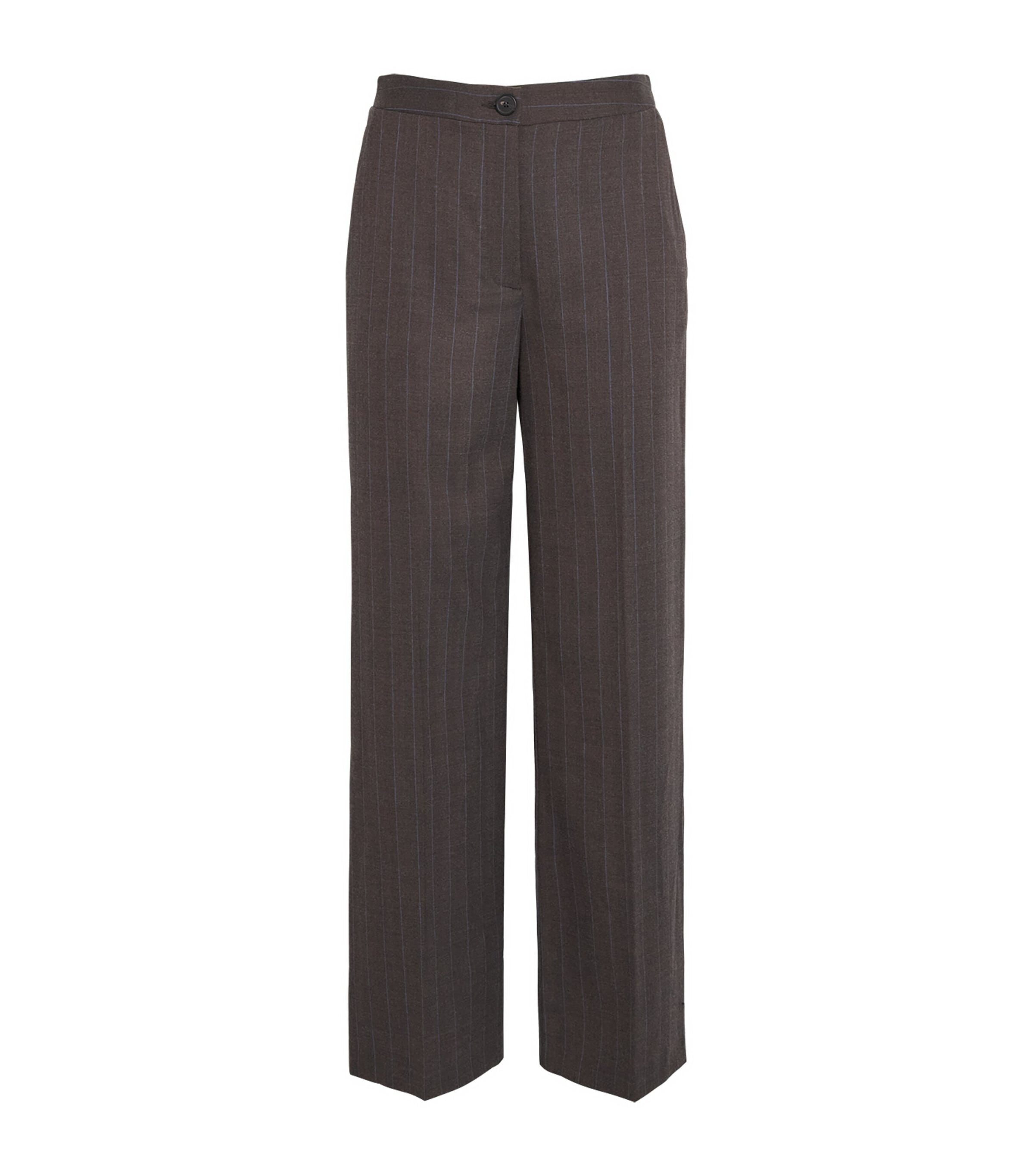 Claudie Pierlot Womens Striped Wide Tailored Trousers Dual Color