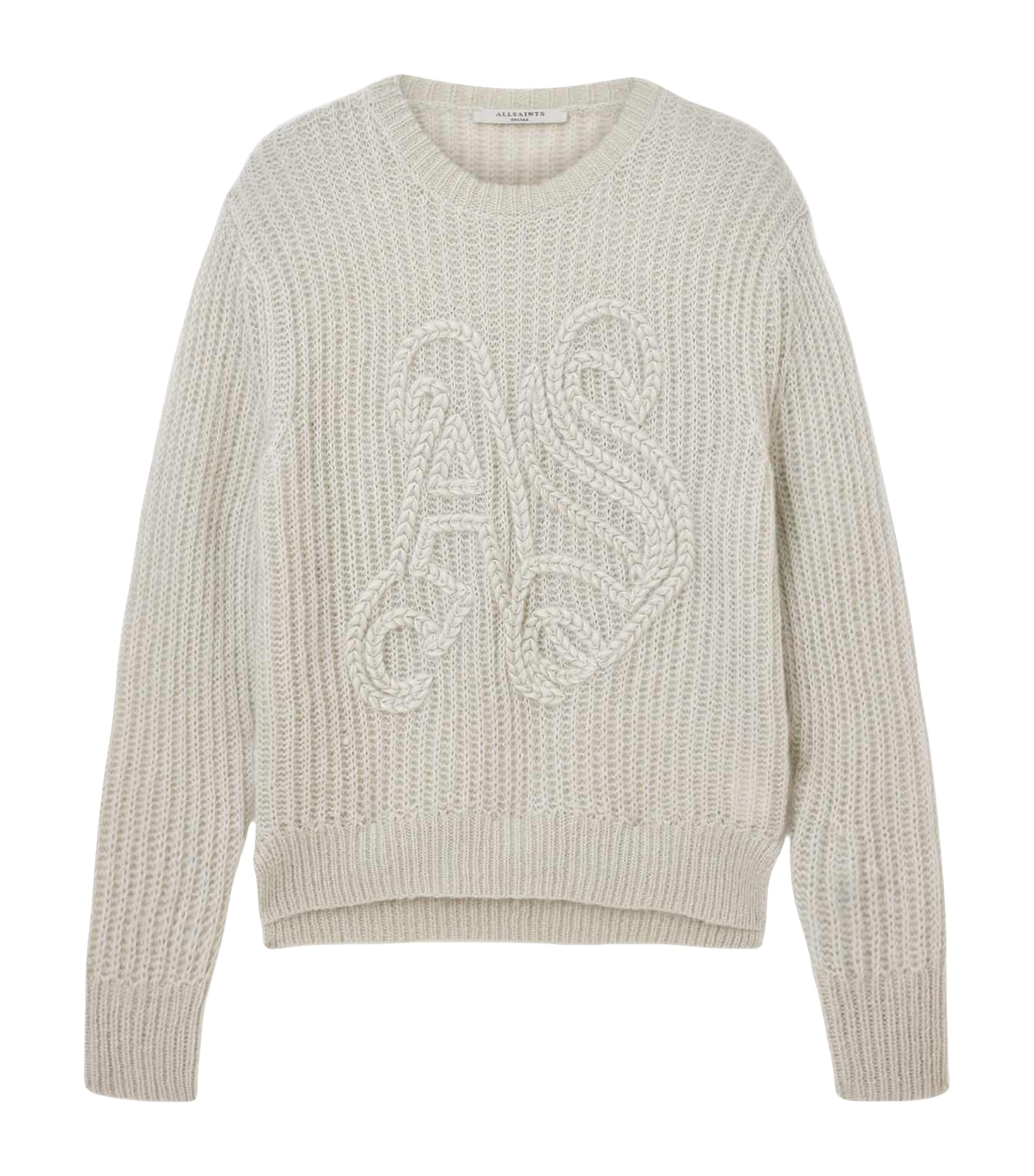 Wool-Blend Chain Sweater