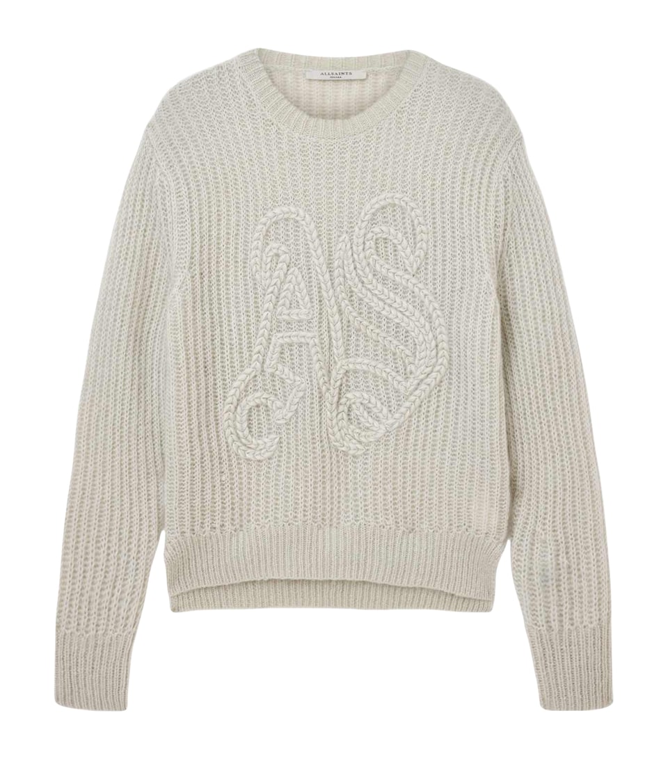 Wool-Blend Chain Sweater