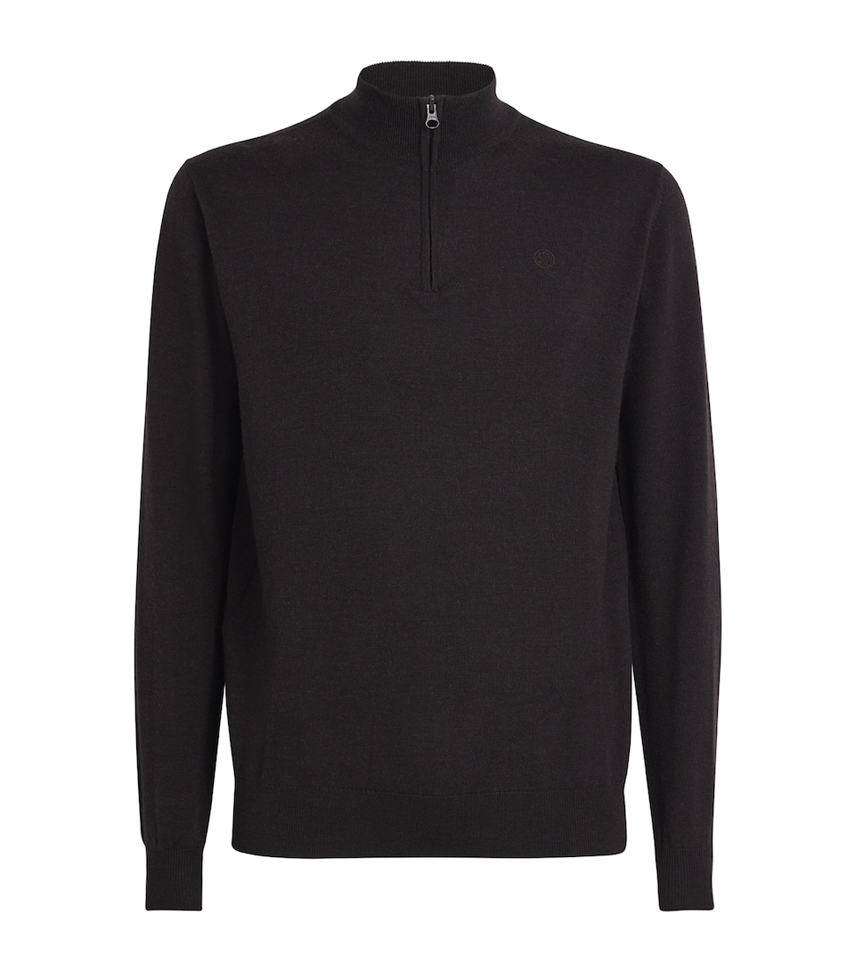 Merino Wool Half-Zip Sweater