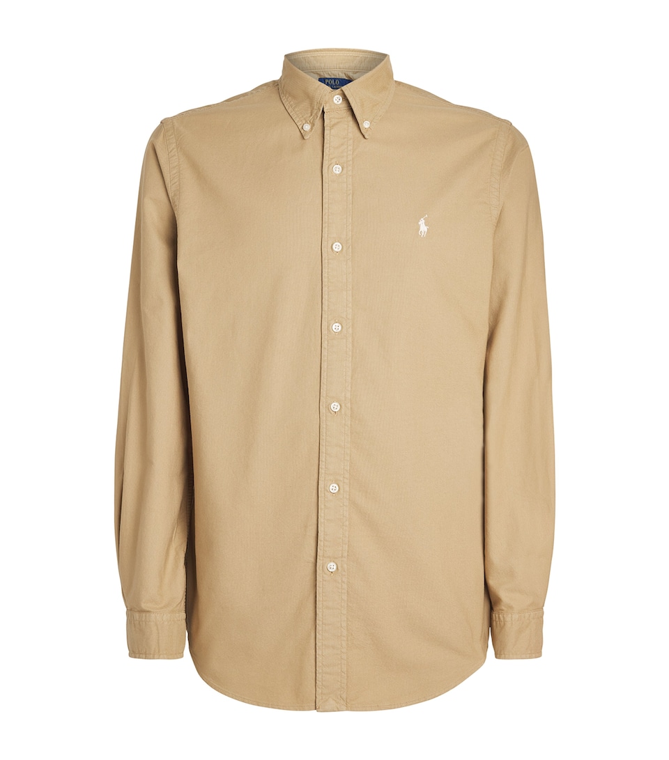 Cotton Garment-Dyed Oxford Shirt