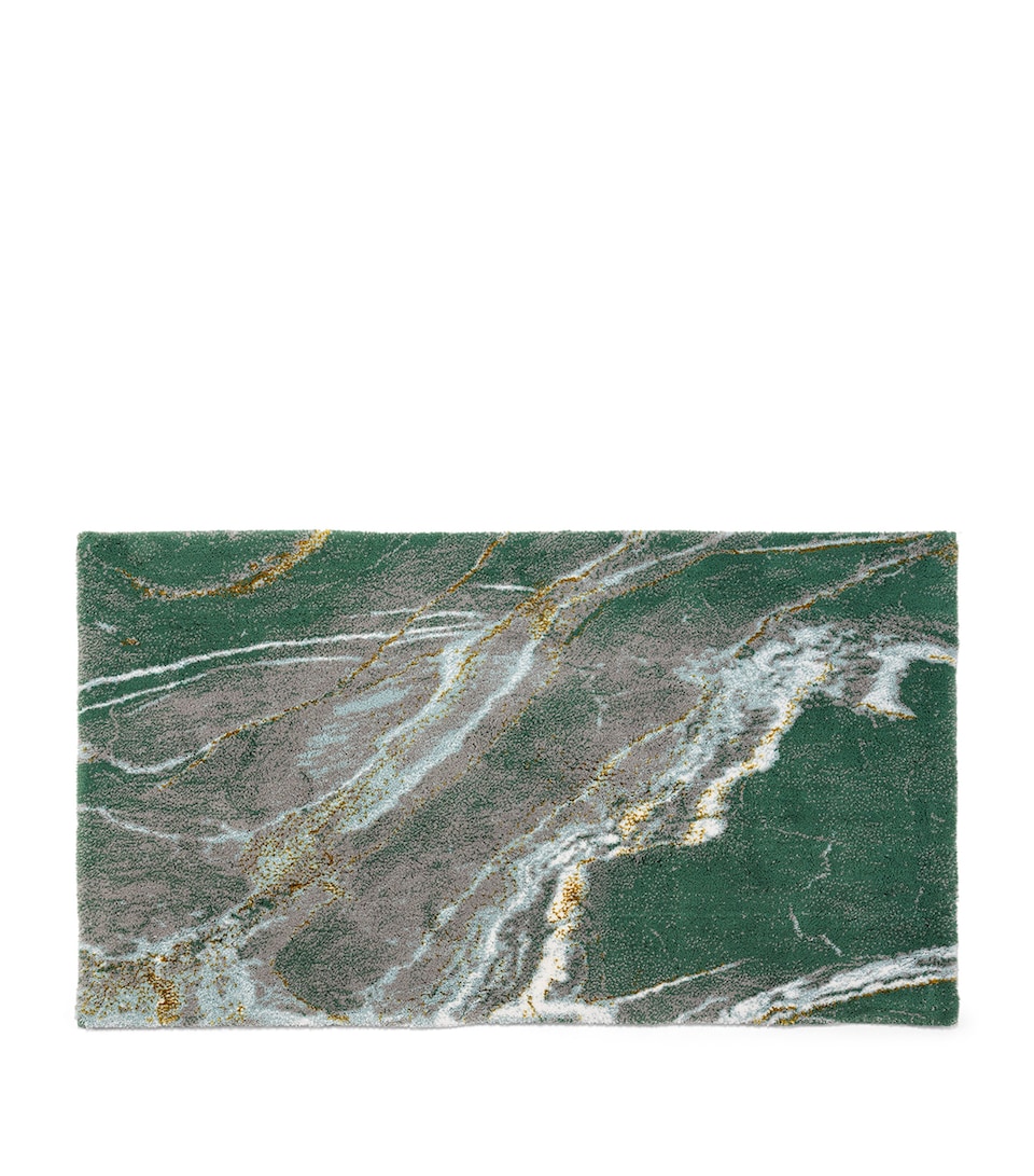 Abyss & Habidecor Egyptian Cotton-Blend Lipari Bath Mat (70cm x 120cm) Evergreen