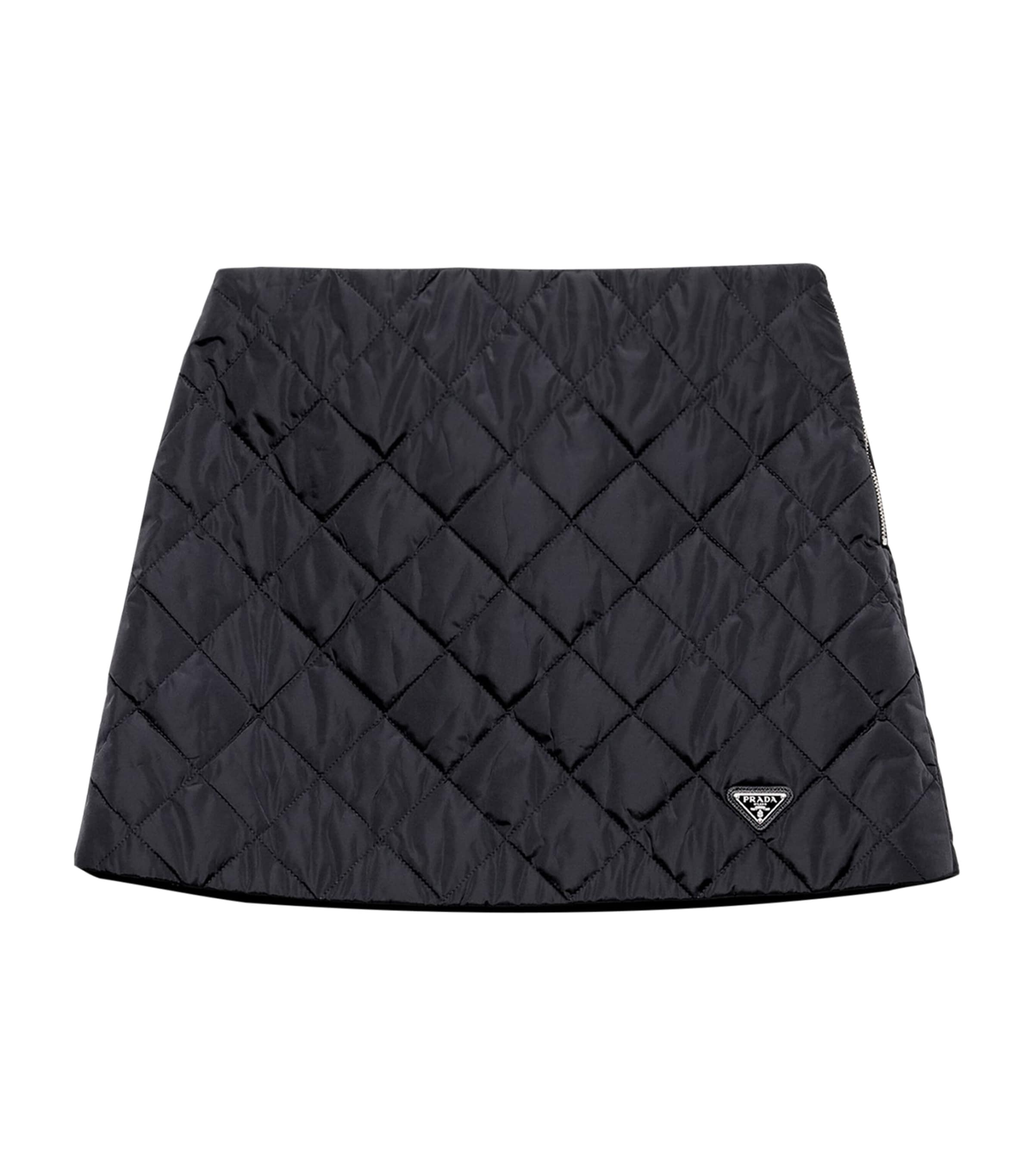 Re-Nylon Quilted Mini Skirt
