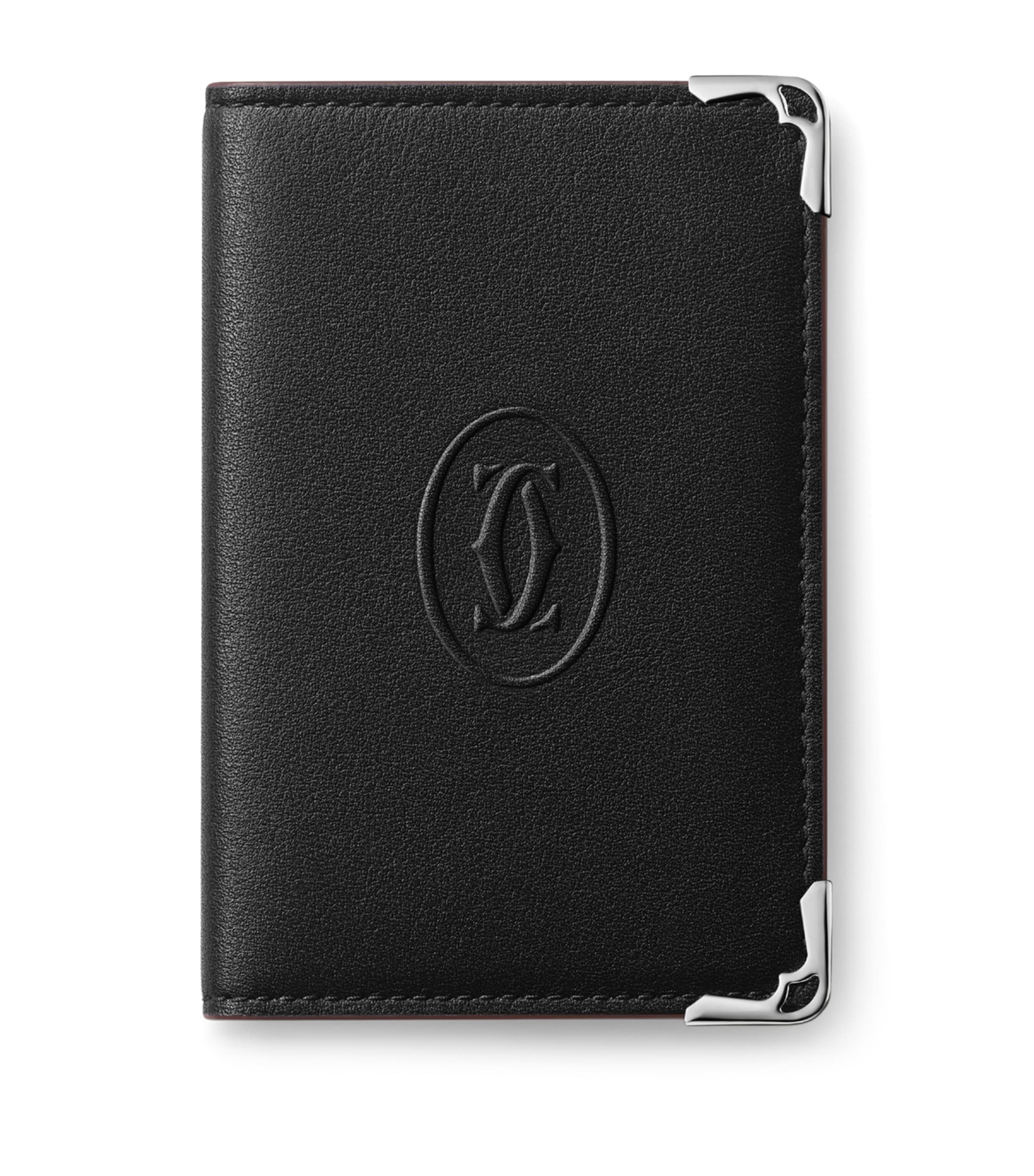 Cartier Leather Must Card Holder Black