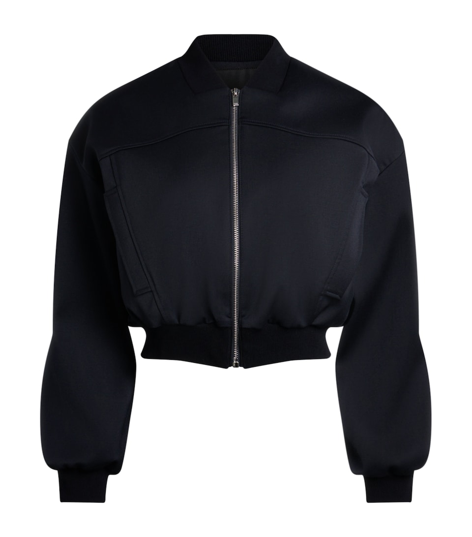 Cropped Bomber Jacket