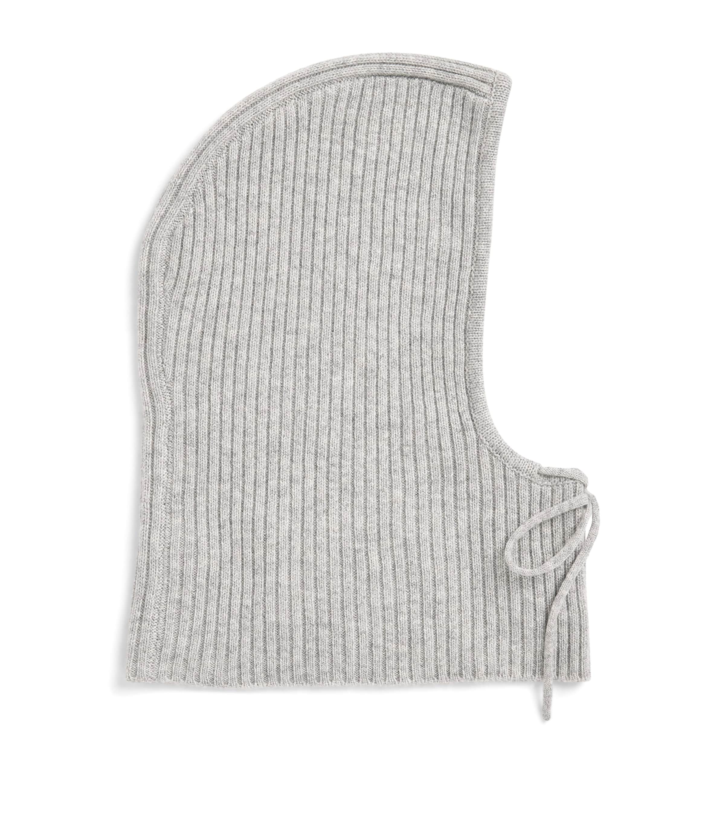 Yves Salomon Cashmere Ribbed Balaclava