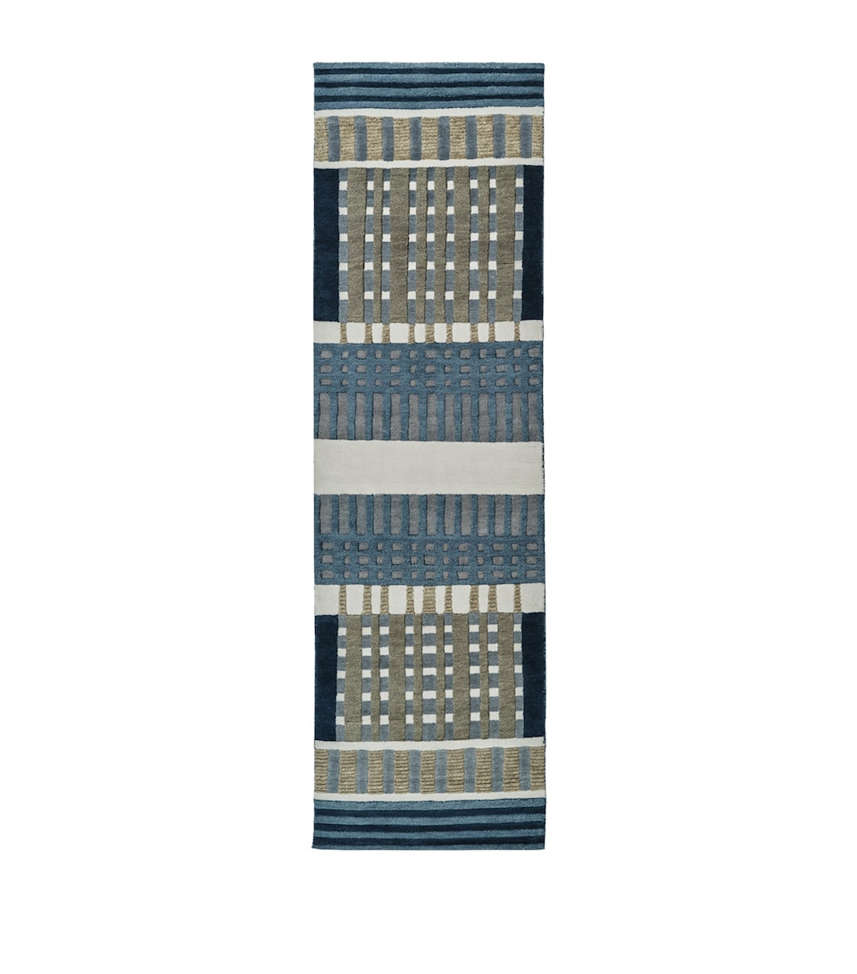 The Rug Company x Paul Smith Takt Runner (3.05m x 0.84m) Blue