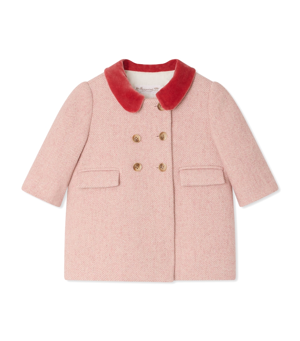 Wool-Blend Double-Breasted Coat (6 Months)