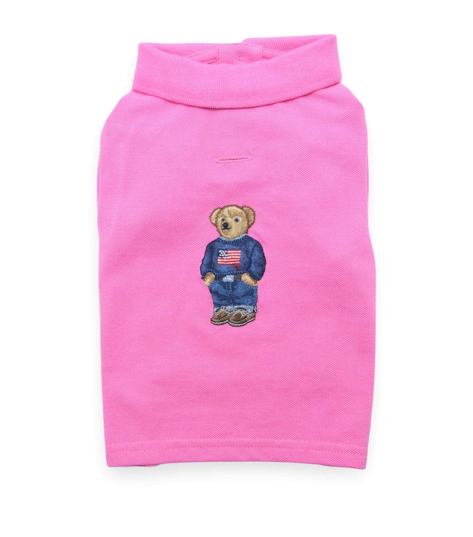 Cotton Polo Bear Dog Shirt (XS)