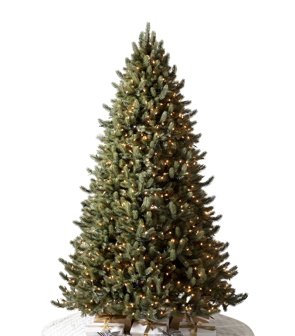 Vermont White Spruce Clear LED Green Tree (6.5ft)