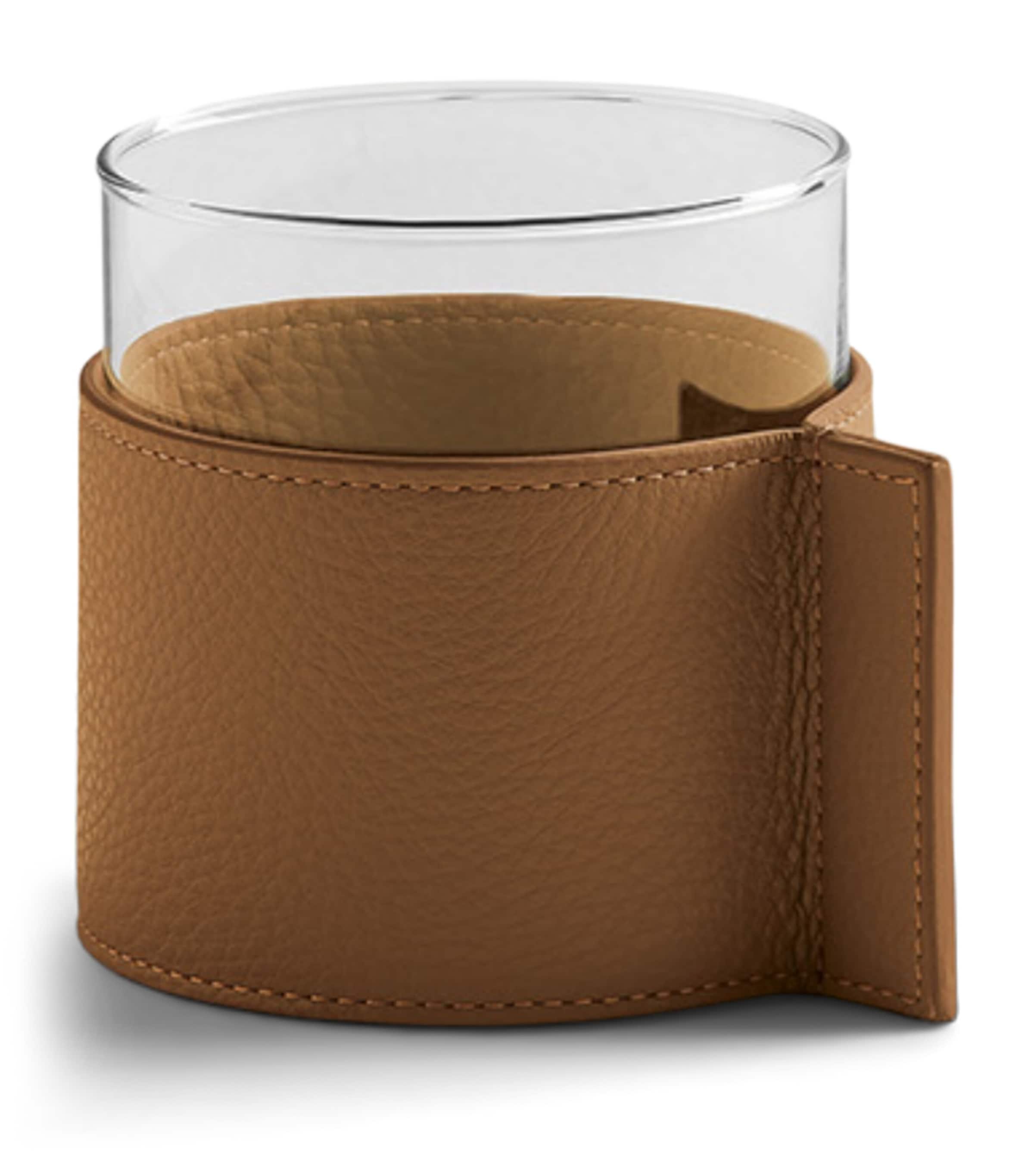 Poltrona Frau Leather Pot Vase Ple Sc/il Calicot