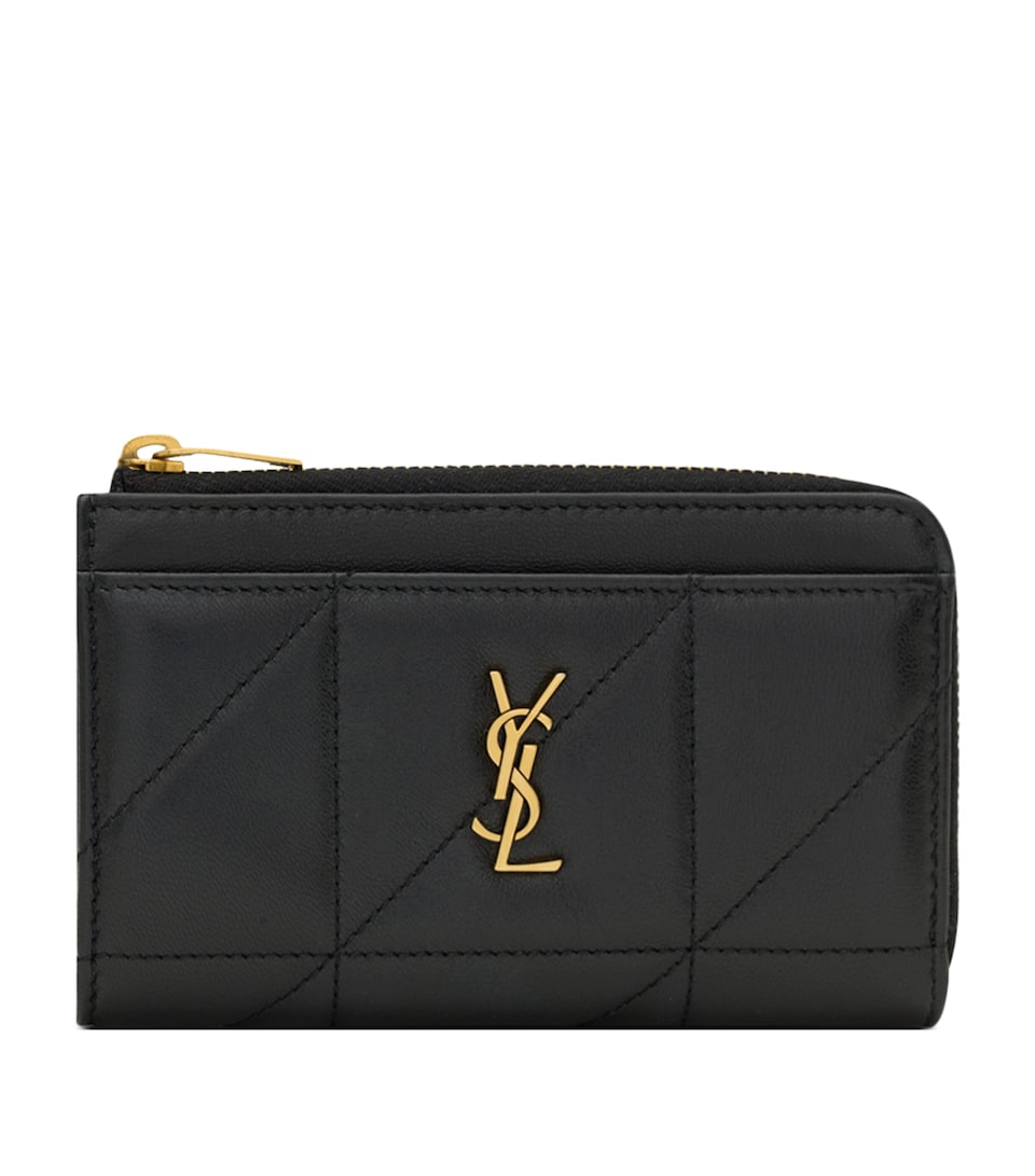 Saint Laurent Leather Jamie Card Case