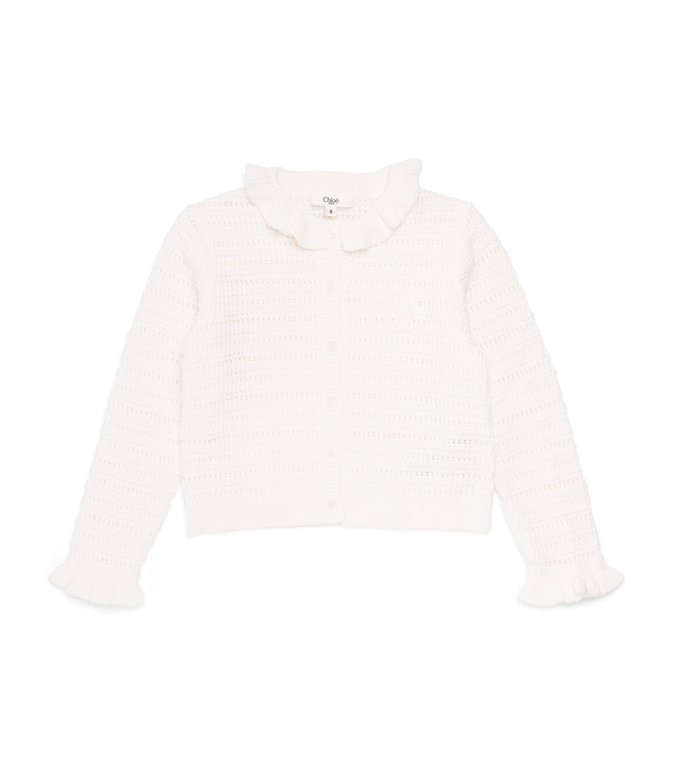 Cotton Frilled Cardigan (2-14 Years)