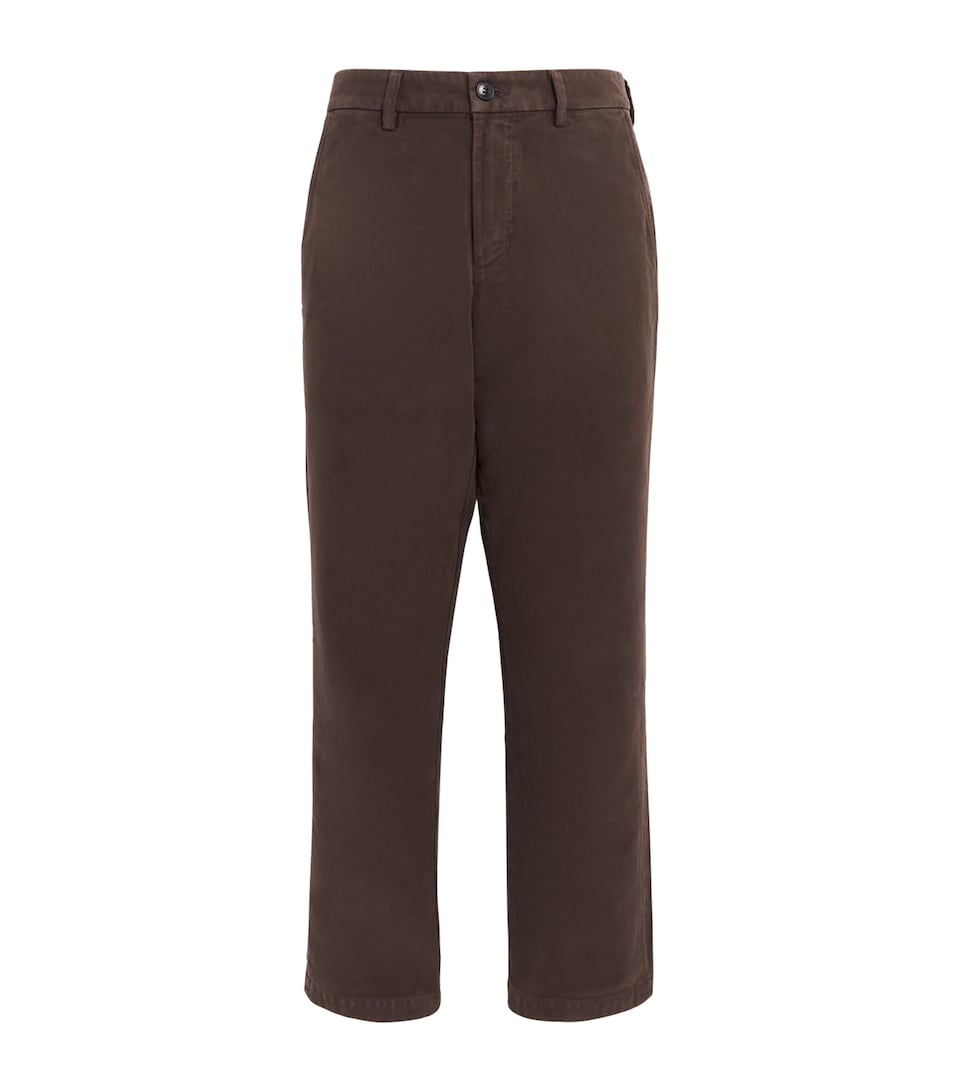 Cotton Flat Front Chinos
