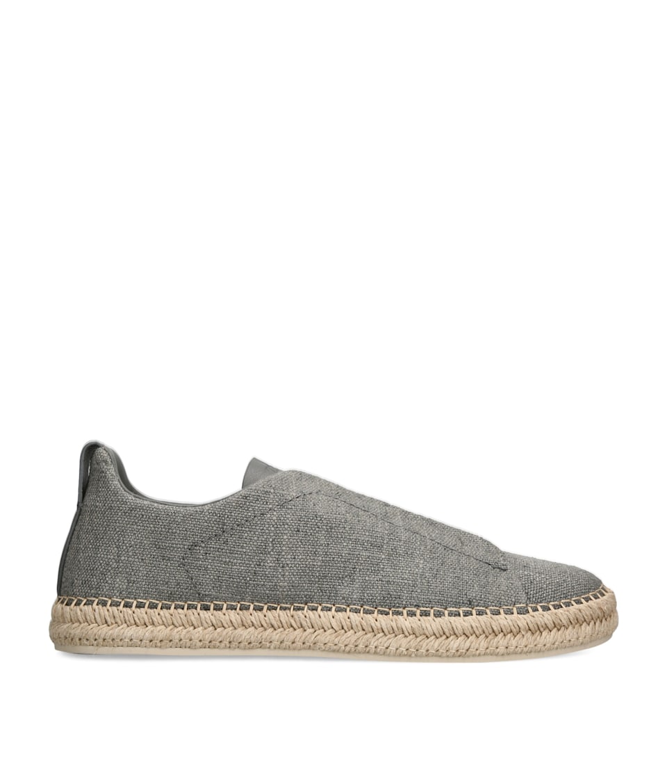Canvas Triple Stitch Espadrilles