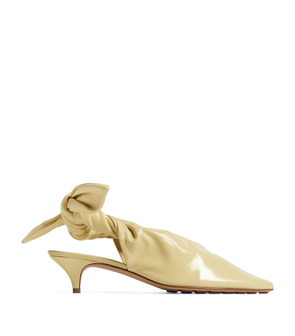 Bottega Veneta Leather Slingback Pumps 40
