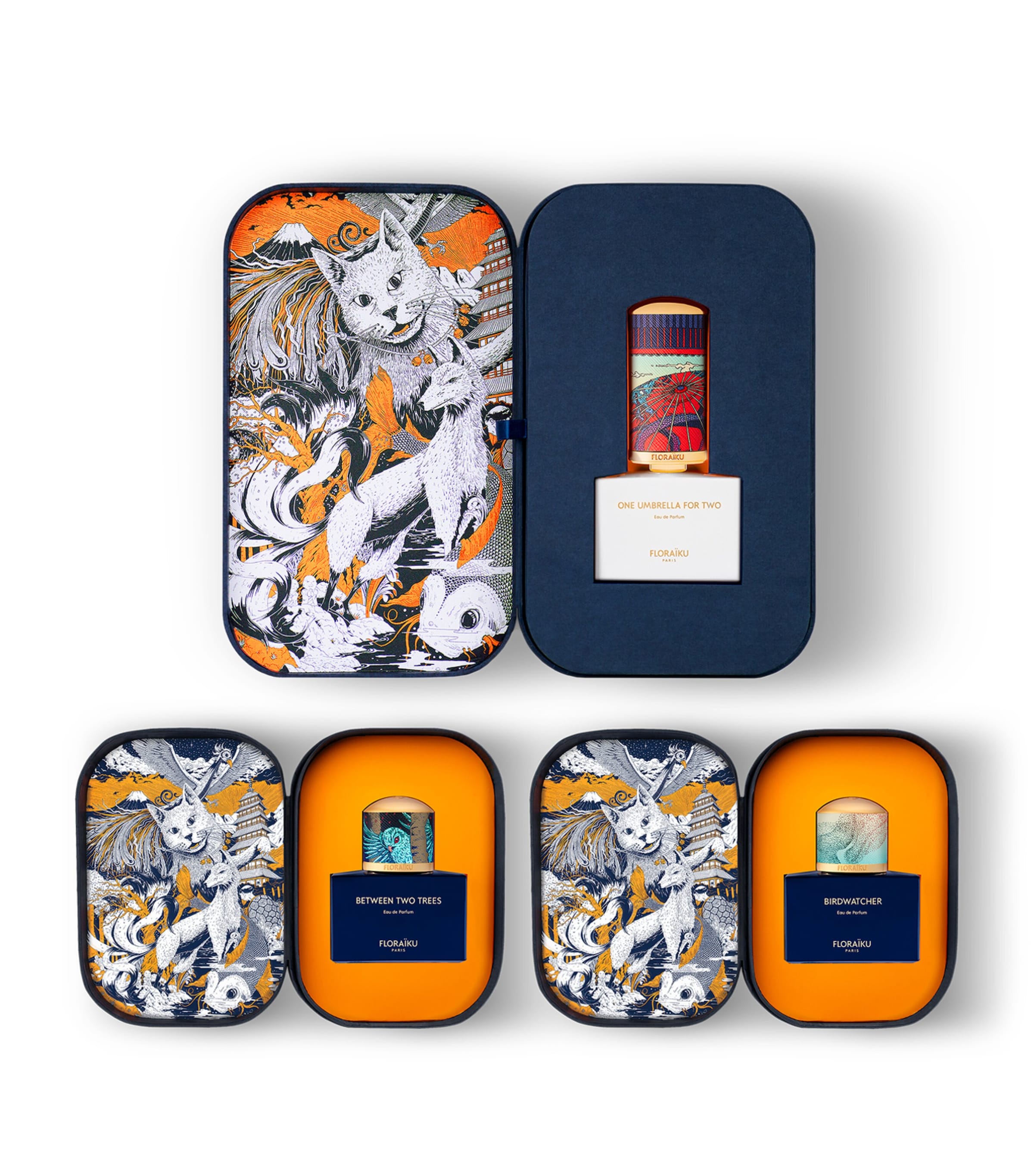 Floraiku One Umbrella For Two Eau de Parfum Shadow Box Fragrance Gift Set