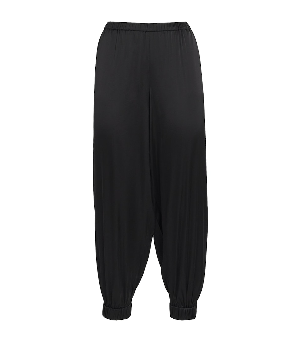 Alice+Olivia Womens Balloon-Leg Declan Genie Trousers Black