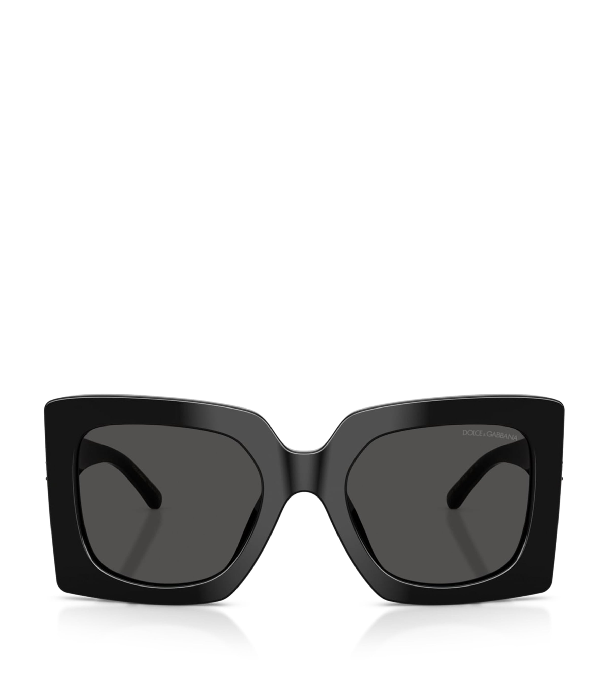 Dolce&Gabbana Embellished Square Sunglasses Black
