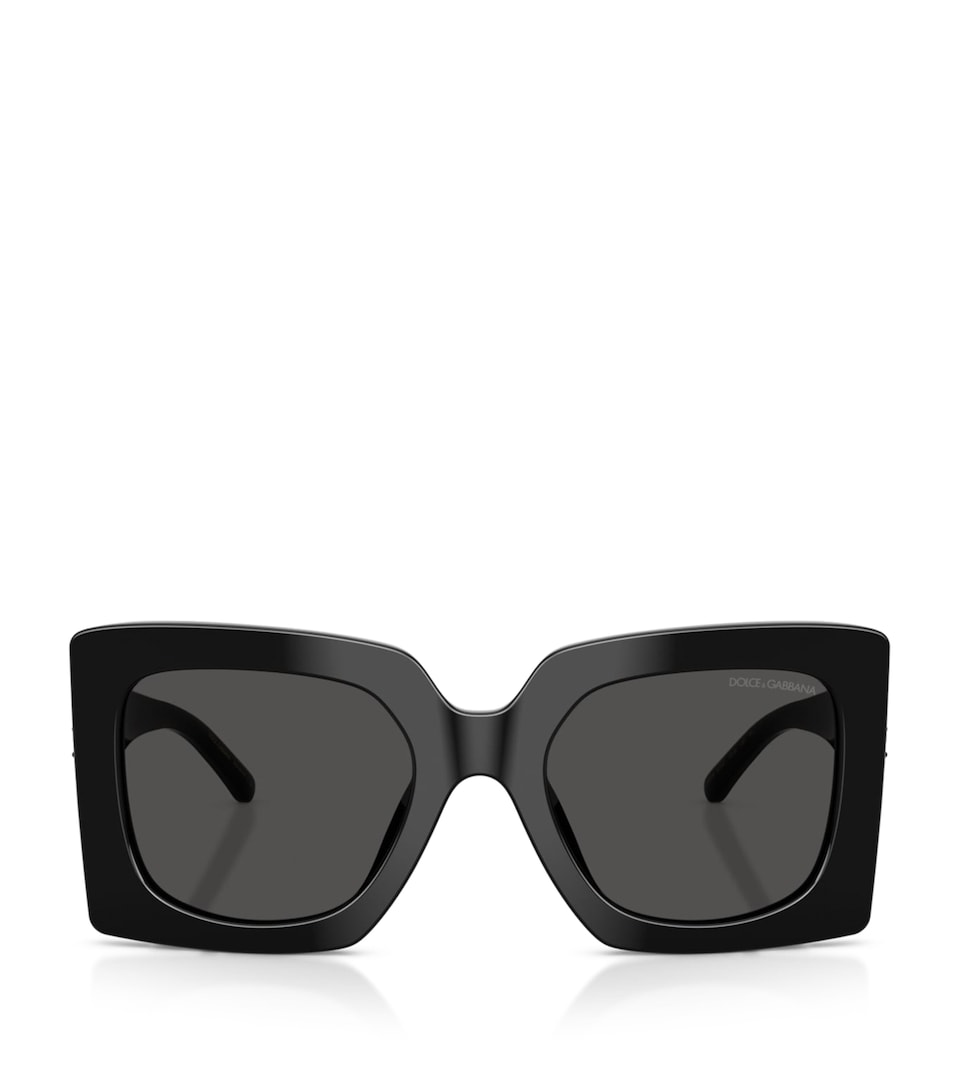 Dolce&Gabbana Embellished Square Sunglasses Black