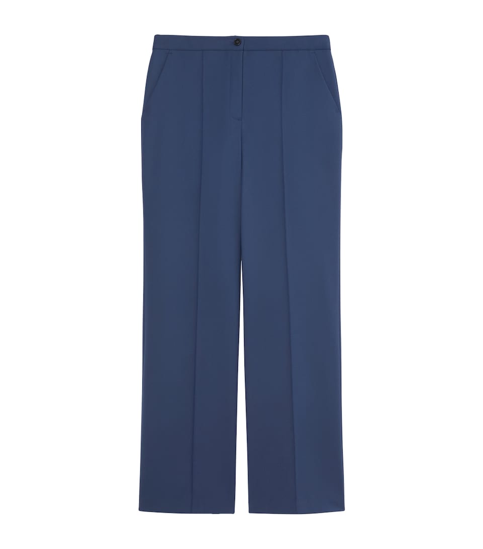 Marina Rinaldi Womens Tailored Straight Trousers Navy