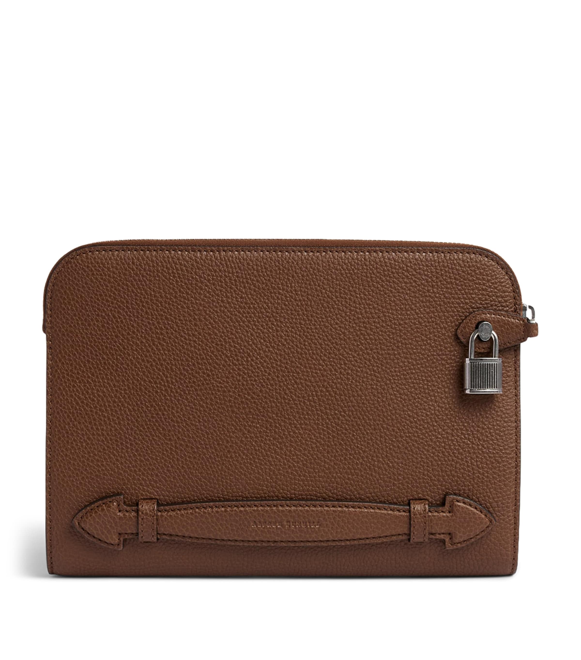 Dunhill Leather Bourdon Folio 27 Cross-Body Bag