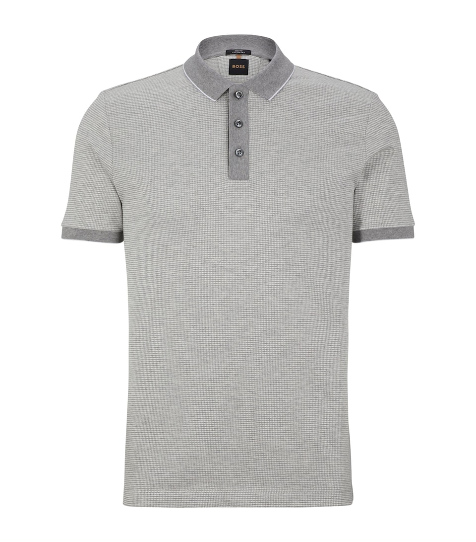 Cotton-Silk Polo Shirt