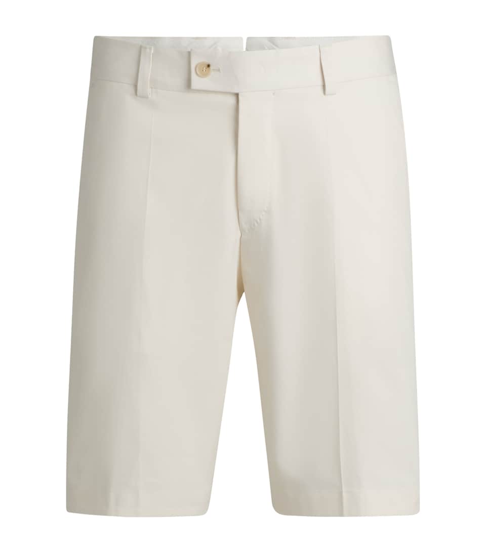 Cotton-Silk-Blend Shorts