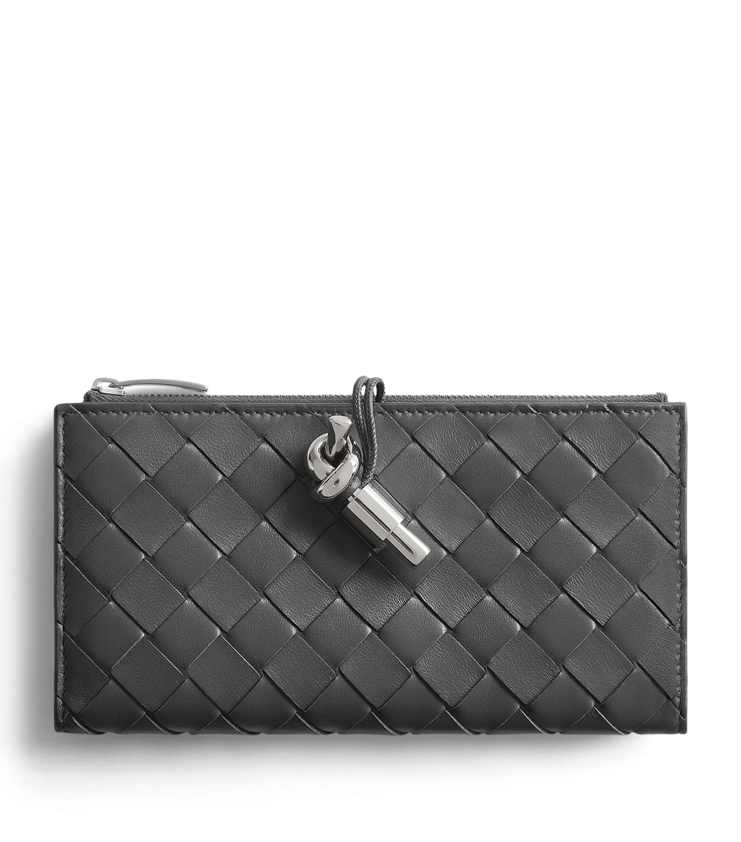Bottega Veneta Leather Andiamo Long Wallet