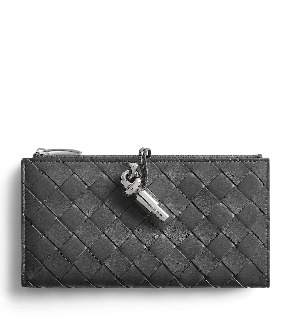 Bottega Veneta Leather Andiamo Long Wallet