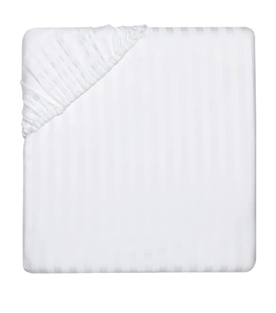 Raso Rigato Super King Fitted Sheet (180cm x 200cm)