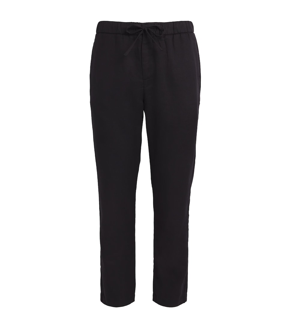 Linen-Cotton Oscar Slim Trousers
