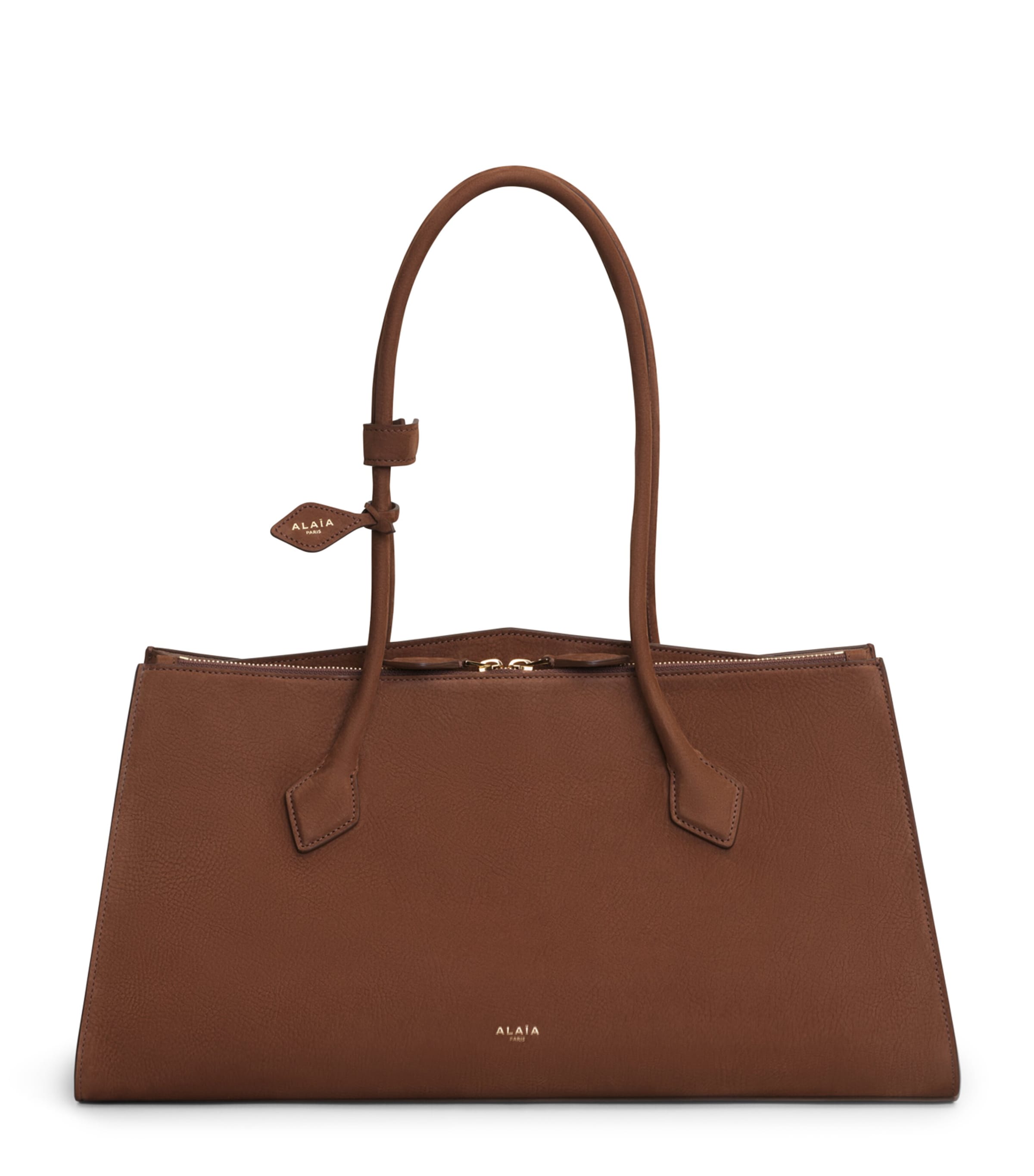 ショルダーバッグ・ポシェット TECKEL MEDIUM SUEDE BAG ALAÏA GARNET RED LE TECKEL MEDIUM BAG IN SUEDE GOATSKIN